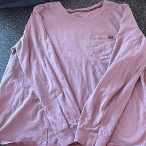L.L. Bean Light Pink Shirt with Pocket